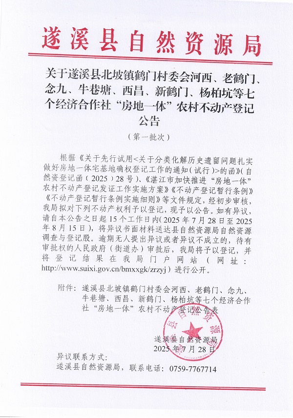 北坡鎮(zhèn)鶴門(mén)村委會(huì)河西等七個(gè)經(jīng)濟(jì)合作社不動(dòng)產(chǎn)登記公告（第一批次）（歷史遺留問(wèn)題）_頁(yè)面_1.jpg