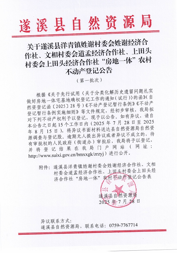 洋青鎮(zhèn)姓謝村委會(huì)姓謝經(jīng)濟(jì)合作社等三個(gè)經(jīng)濟(jì)合作社不動(dòng)產(chǎn)登記公告（第一批次）（歷史遺留問題）_頁面_1.jpg