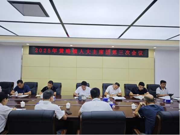 黃略鎮人大主席團召開第三次會議